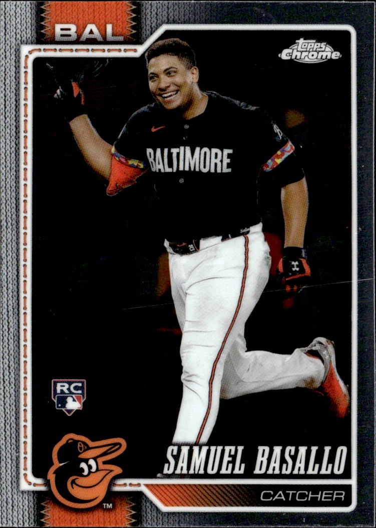 2026 Topps Chrome Samuel Basallo graded slab
