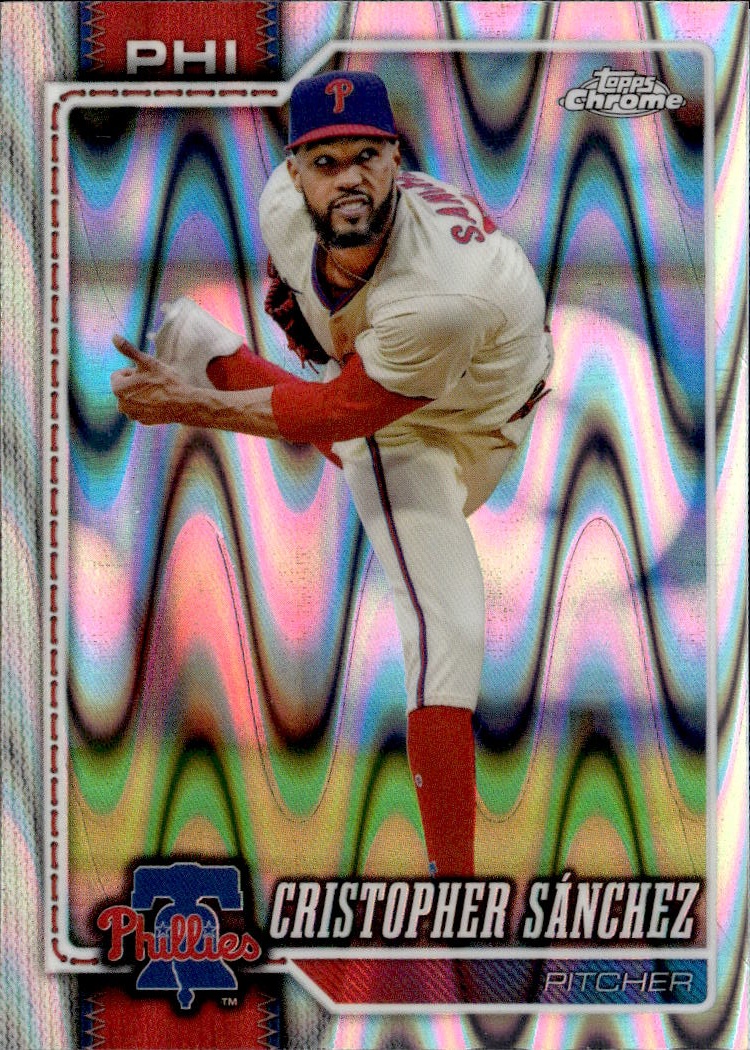 2026 Topps Chrome Cristopher Sánchez graded slab