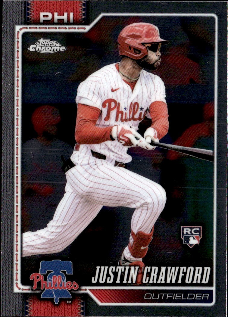2026 Topps Chrome Justin Crawford graded slab