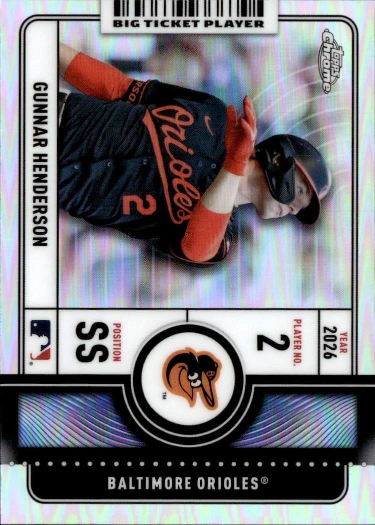 2026 Topps Chrome Gunnar Henderson graded slab