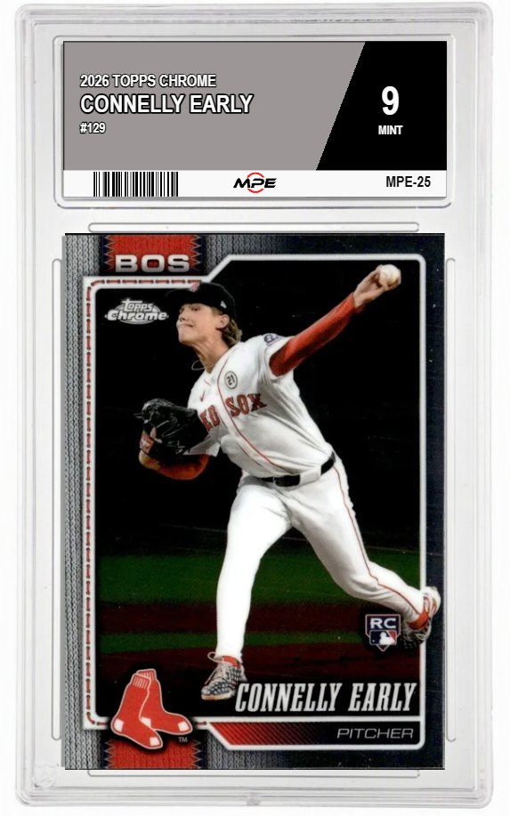 2026 TOPPS CHROME #129 CONNELLY EARLY MPE 9 MINT — graded card auctioned from the MPE vault