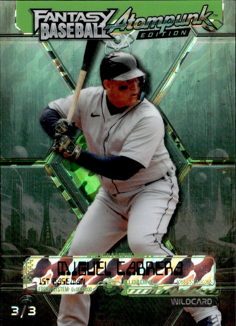 2026 Wild Card Miguel Cabrera graded slab