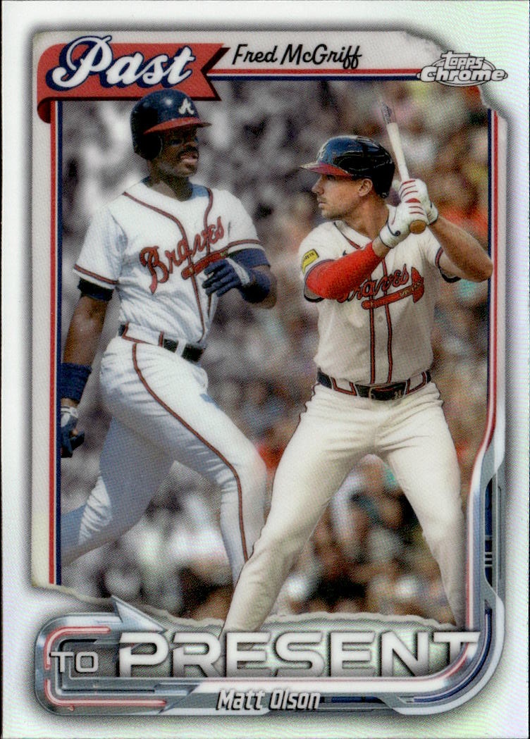 2026 Topps Chrome Fred McGriff / Matt Olson graded slab