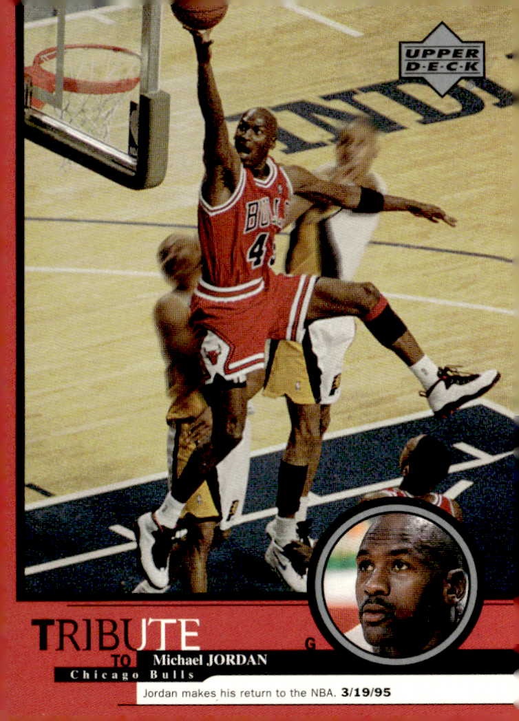 1999 Upper Deck Tribute To Michael Jordan Michael Jordan graded slab