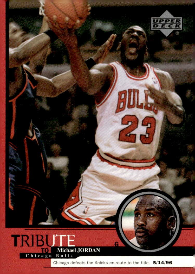 1999 Upper Deck Tribute To Michael Jordan Michael Jordan graded slab
