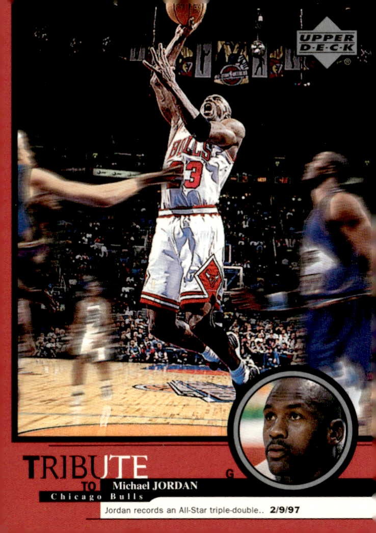 1999 Upper Deck Tribute To Michael Jordan Michael Jordan graded slab