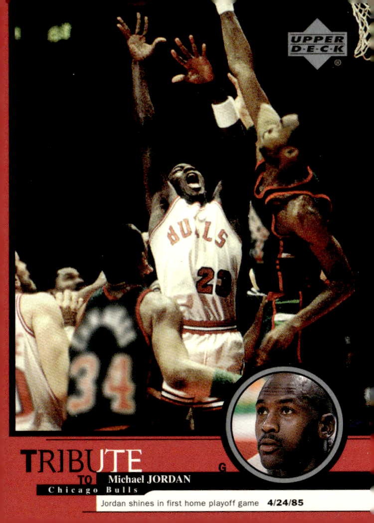 1999 Upper Deck Tribute To Michael Jordan Michael Jordan graded slab