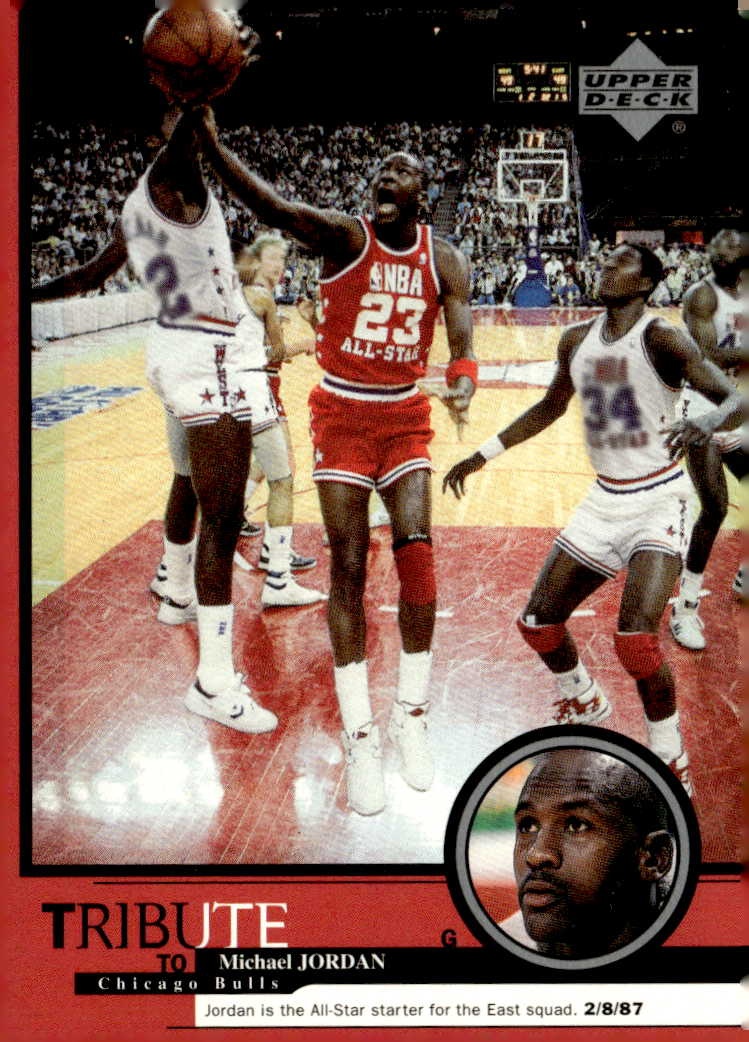1999 Upper Deck Tribute To Michael Jordan Michael Jordan graded slab