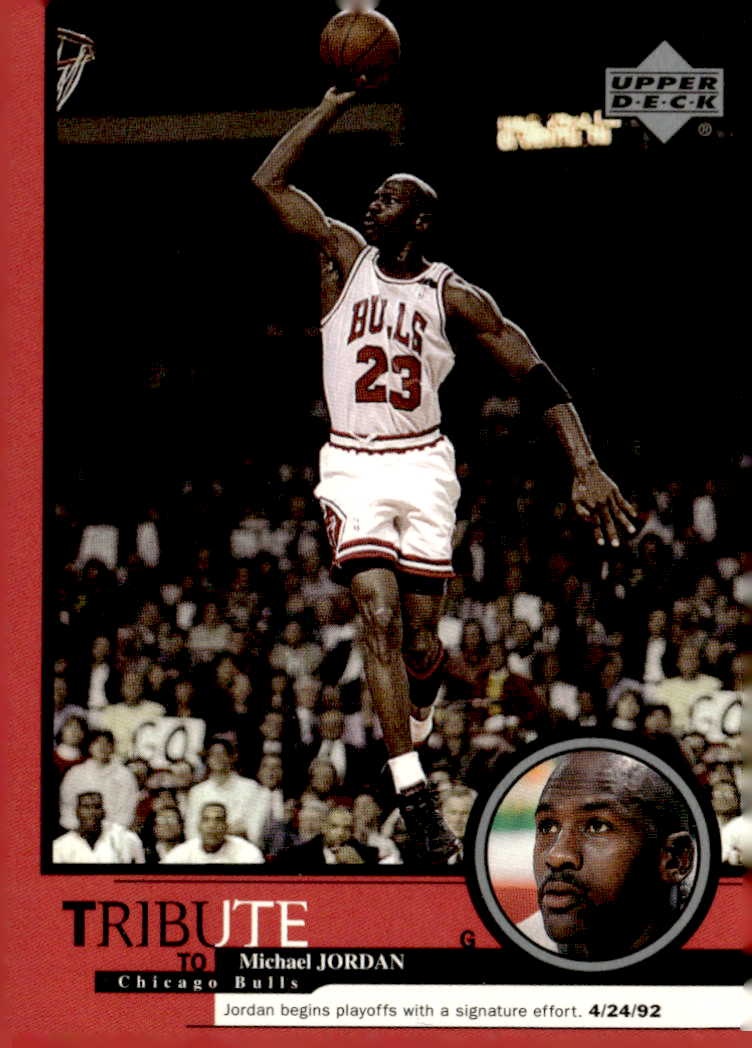 1999 Upper Deck Tribute To Michael Jordan Michael Jordan graded slab