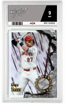 2026 TOPPS CHROME WRECKING CREW #WC-18 MIKE TROUT MPE 9 MINT — graded card up for auction