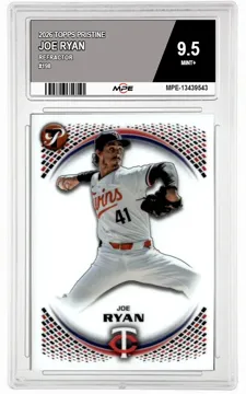 2026 TOPPS PRISTINE REFRACTOR #198 JOE RYAN MPE 9.5 MINT+ — graded card up for auction