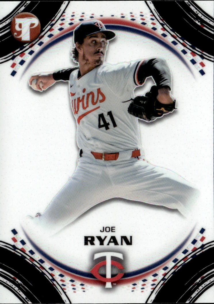 2026 Topps Pristine Joe Ryan graded slab