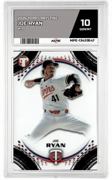2026 TOPPS PRISTINE #198 JOE RYAN MPE 10 GEM/MT — graded card up for auction