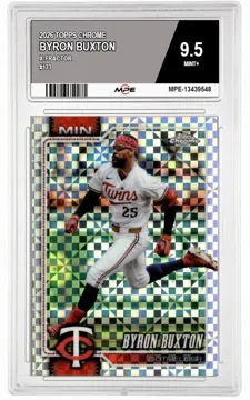 2026 TOPPS CHROME X-Fractor #173 BYRON BUXTON MPE 9.5 MINT+ — graded card up for auction
