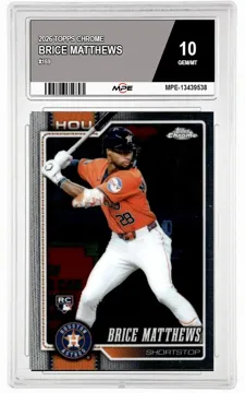 2026 TOPPS CHROME #169 BRICE MATTHEWS MPE 10 GEM/MT — graded card up for auction
