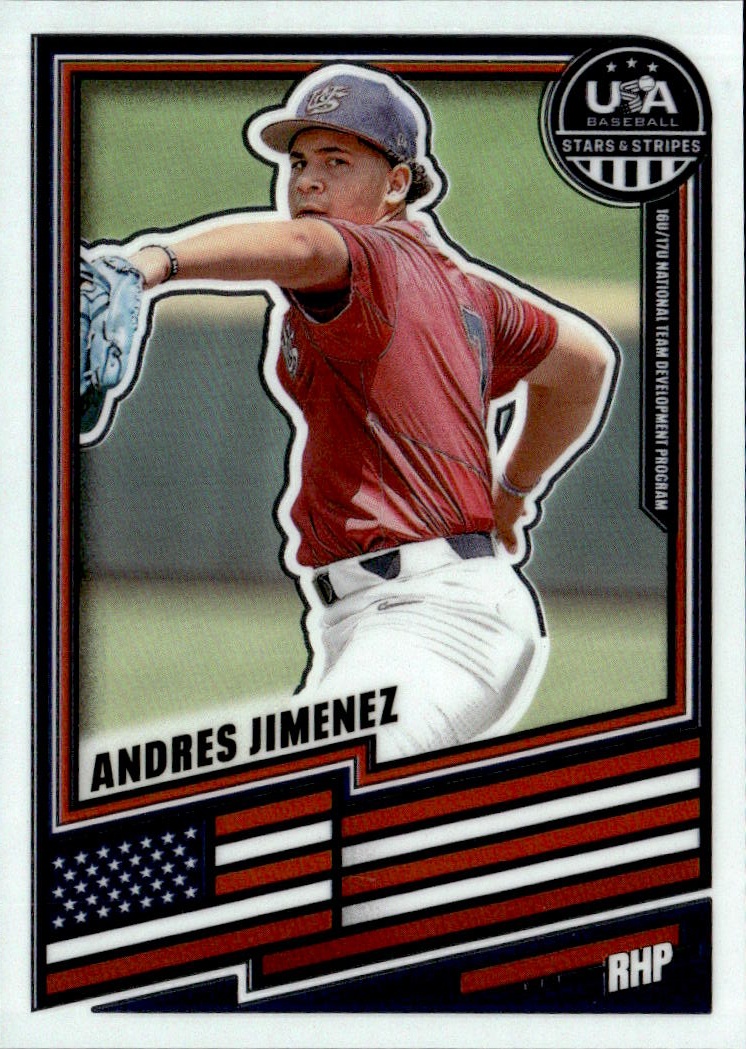 2026 Stars & Stripes Andres Jimenez graded slab