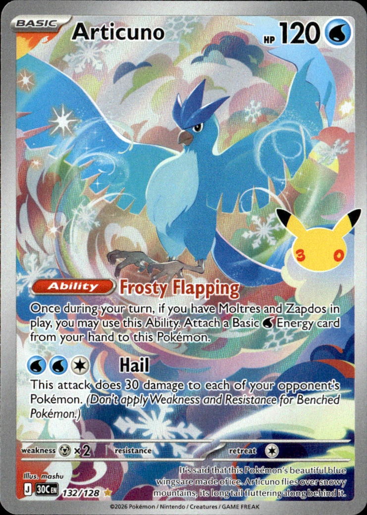 2026 Pokemon 30C En Articuno graded slab