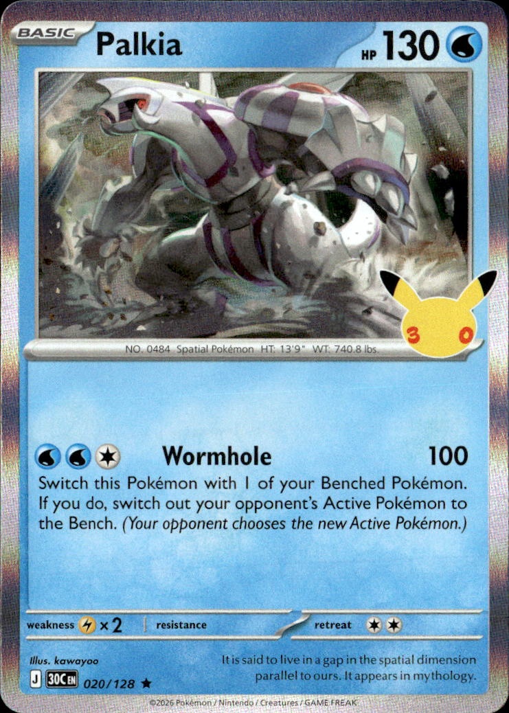 2026 Pokemon 30C En Palkia graded slab