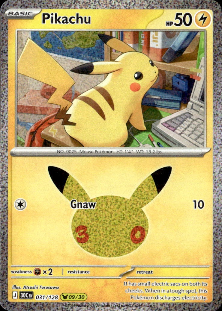 Pikachu graded slab
