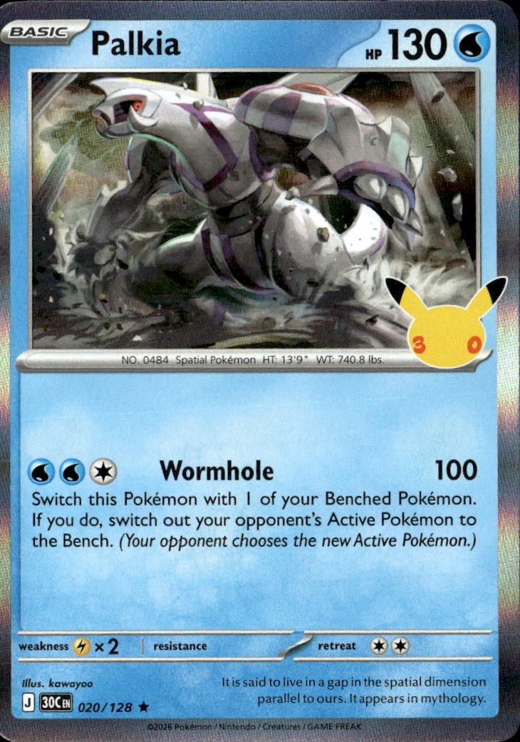 2026 Pokemon 30C En Palkia graded slab