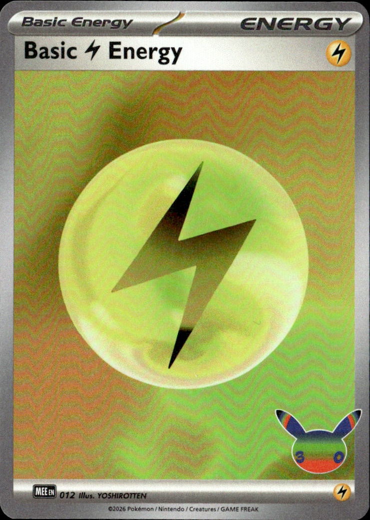 2026 Pokemon 30C En Basic Lightning Energy graded slab