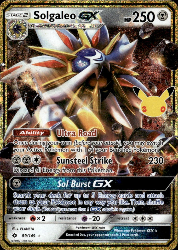 2026 Pokemon 30C En Solgaleo Gx graded slab
