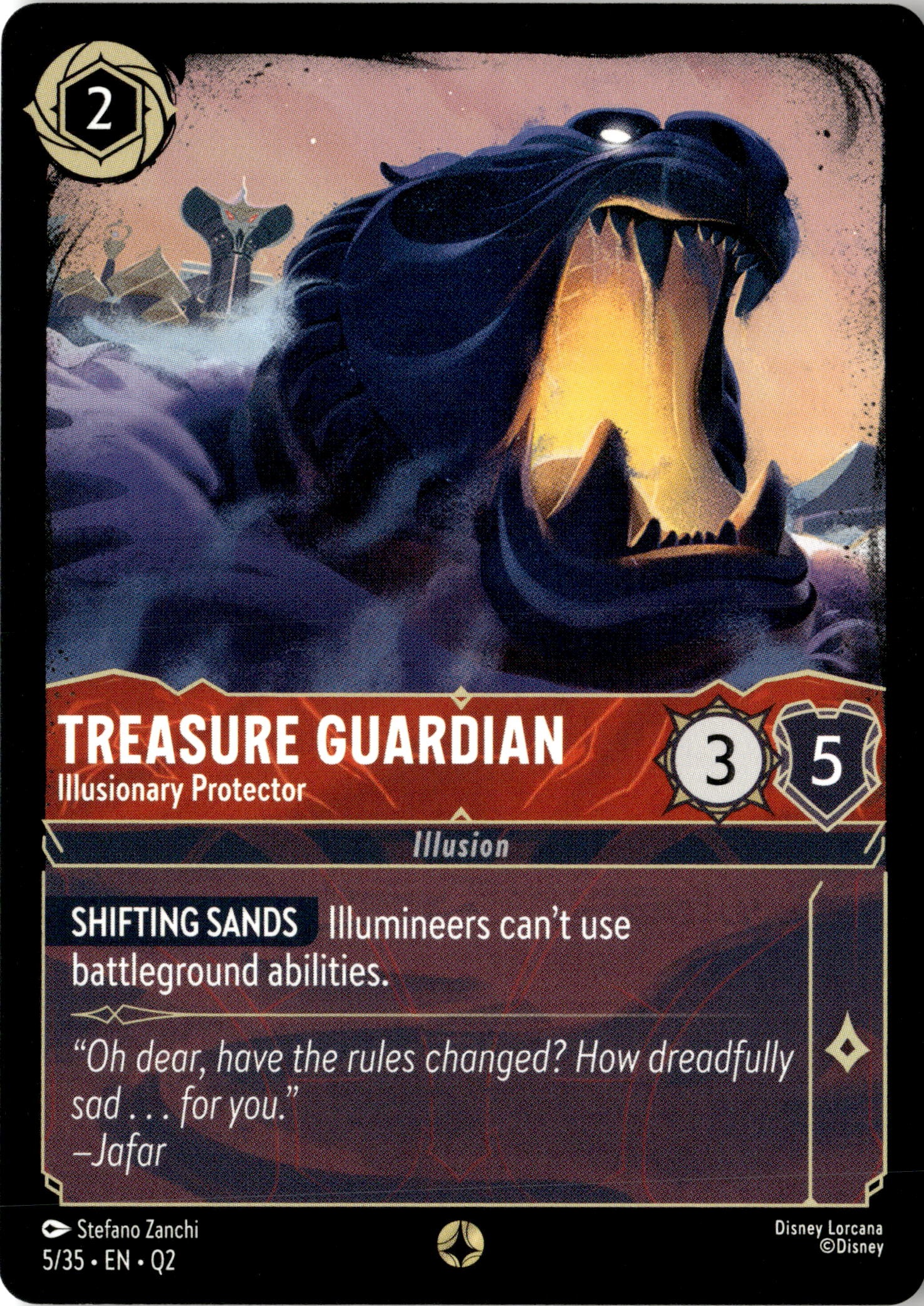 2025 Disney Lorcana En Q2 Treasure Guardian graded slab