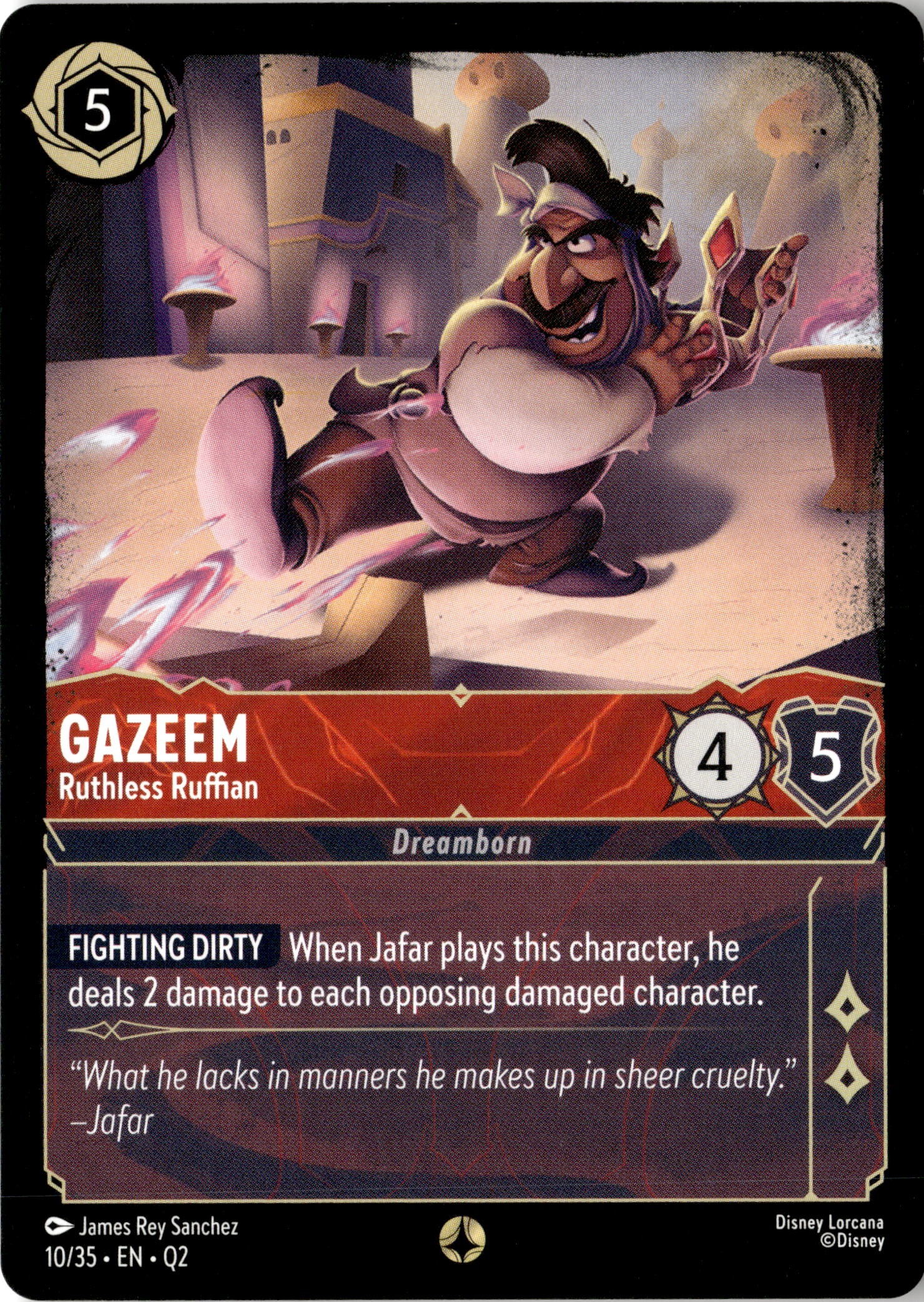 2025 Disney Lorcana En Q2 Gazeem graded slab