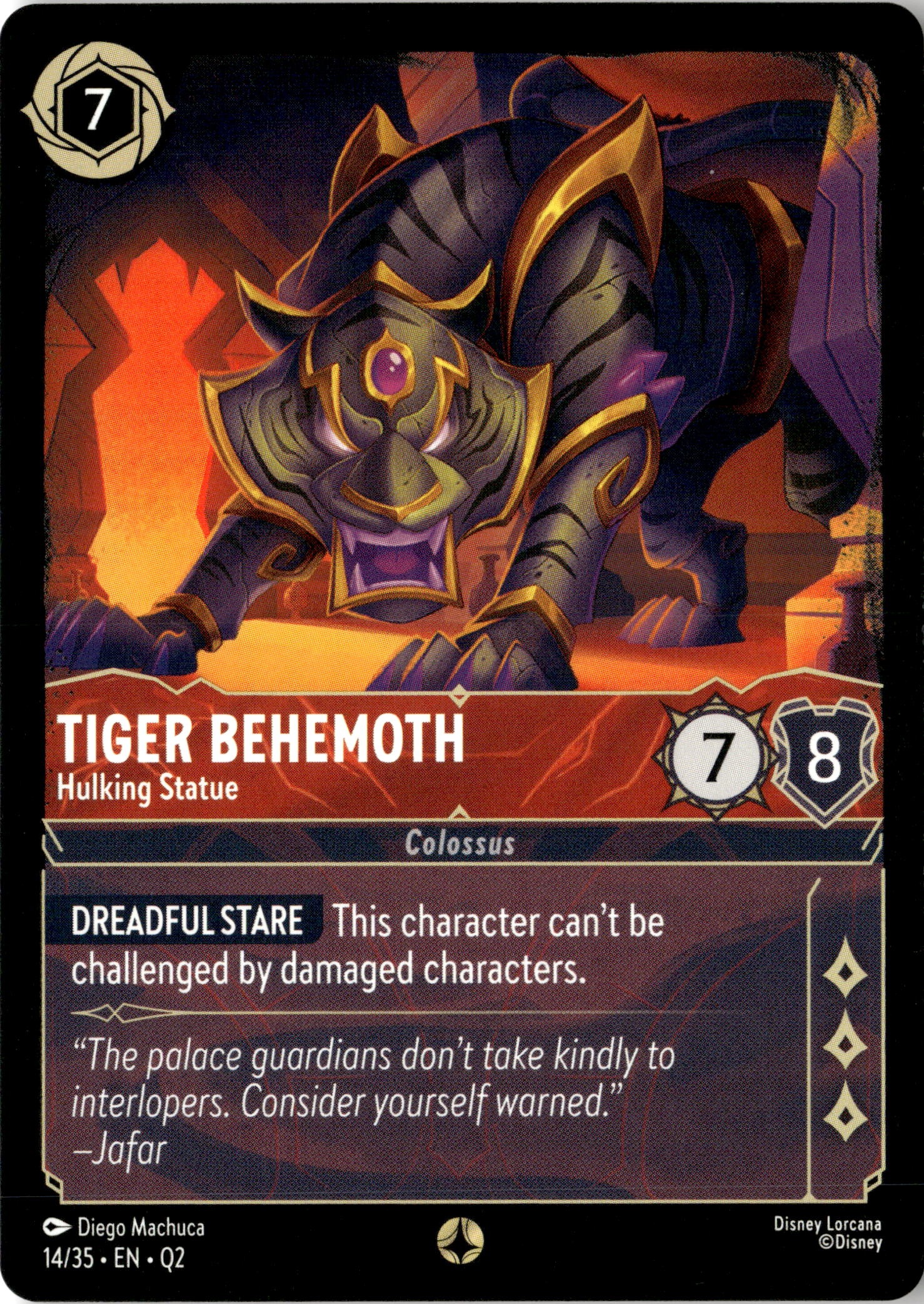 Tiger Behemoth graded slab