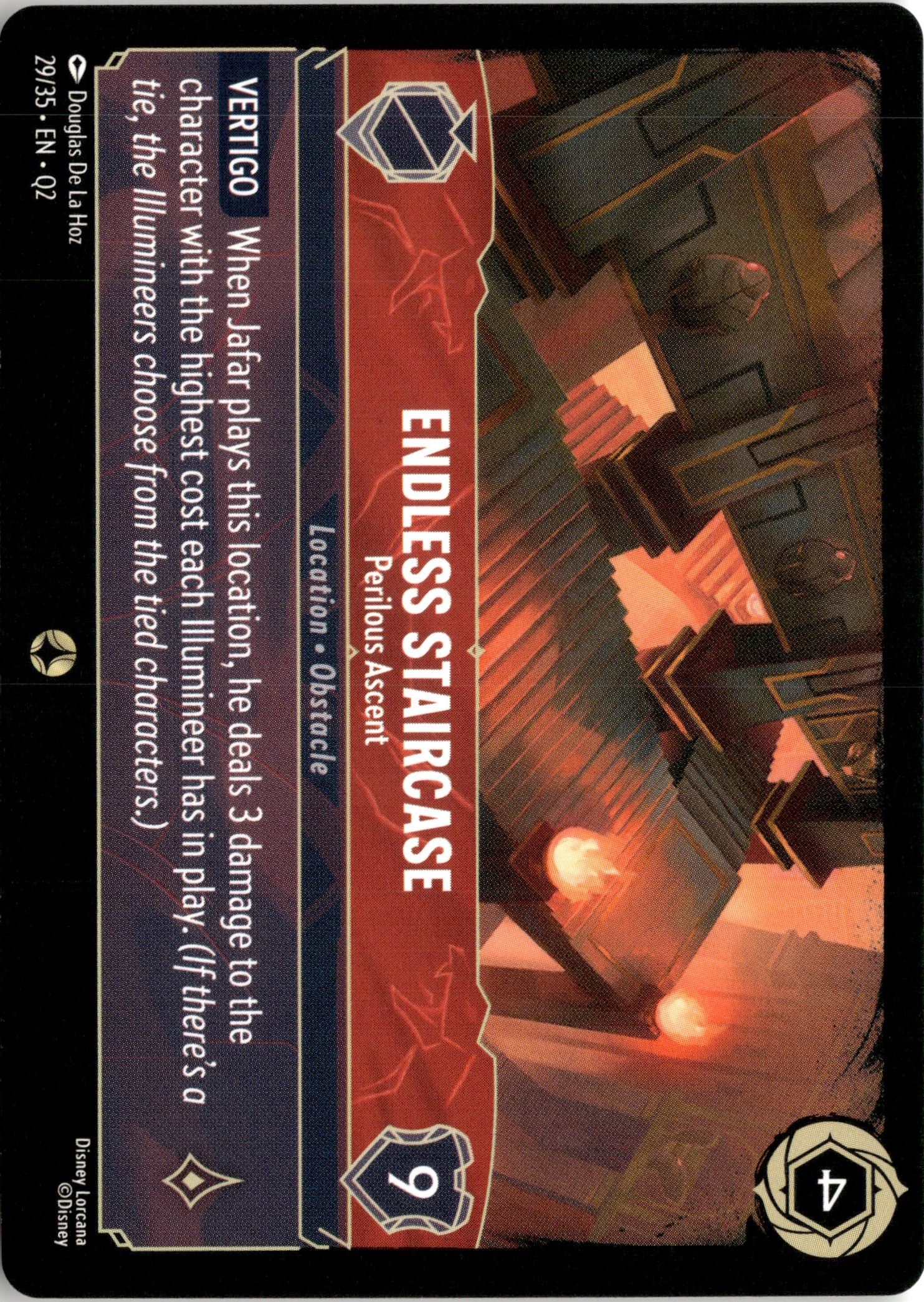 2025 Disney Lorcana En Q2 Endless Staircase graded slab