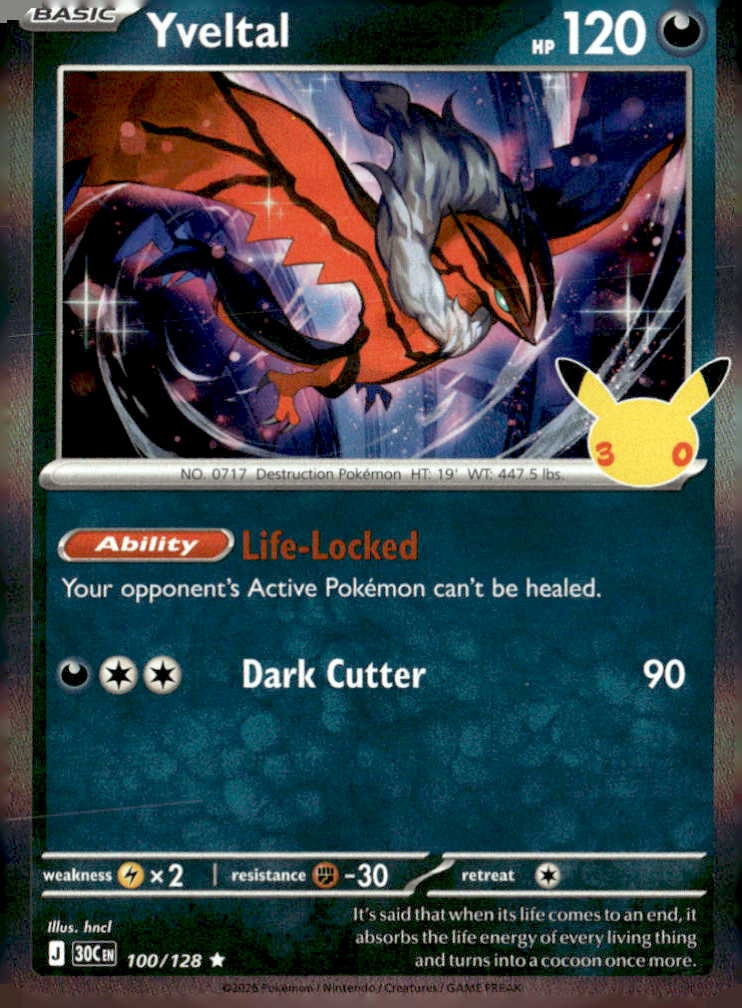 2026 Pokemon 30C En Yveltal graded slab