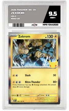 2026 POKEMON 30C EN HOLO #056/128 ZEKROM MPE 9.5 MINT+ — graded card up for auction