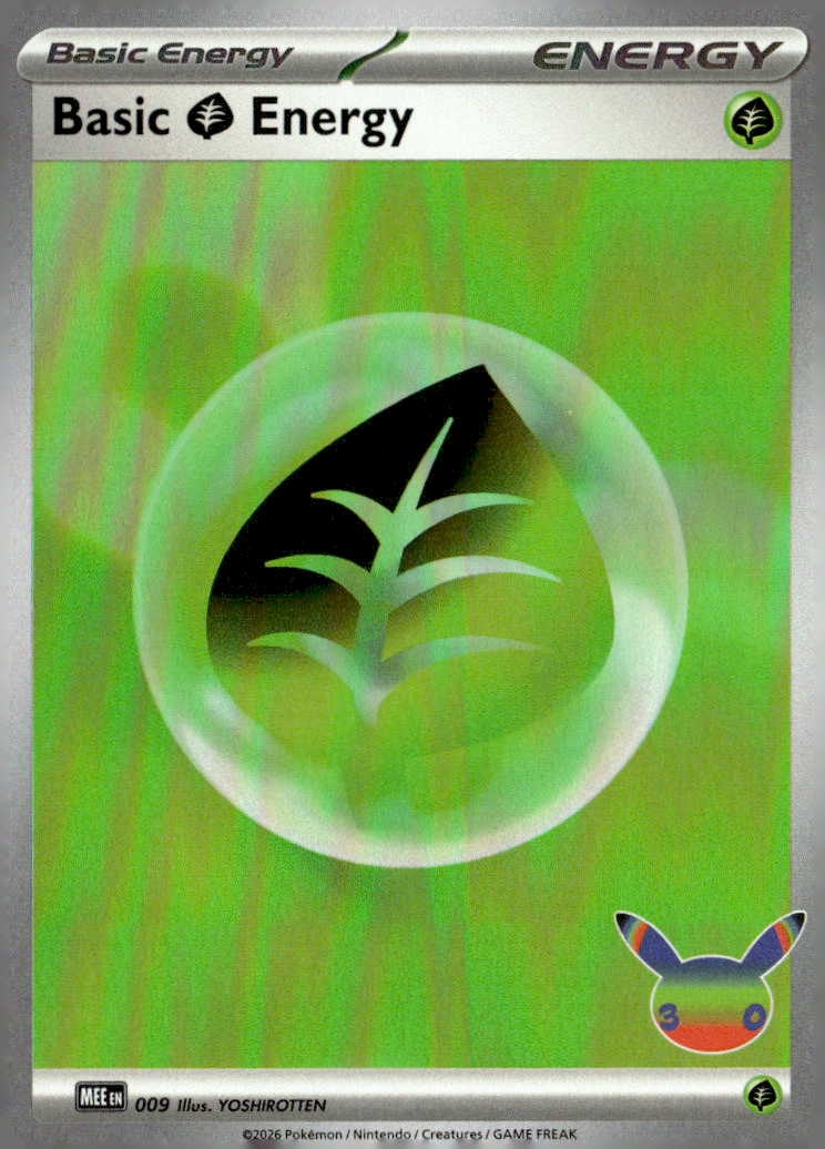 2026 Pokemon 30C En Basic Grass Energy graded slab