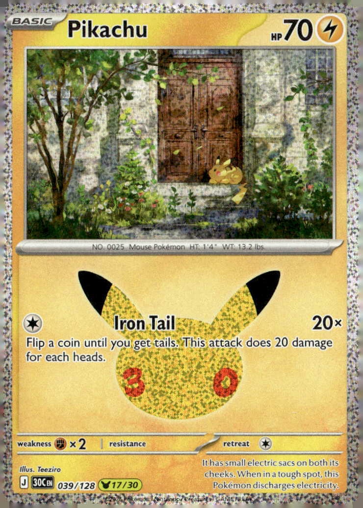 Pikachu graded slab