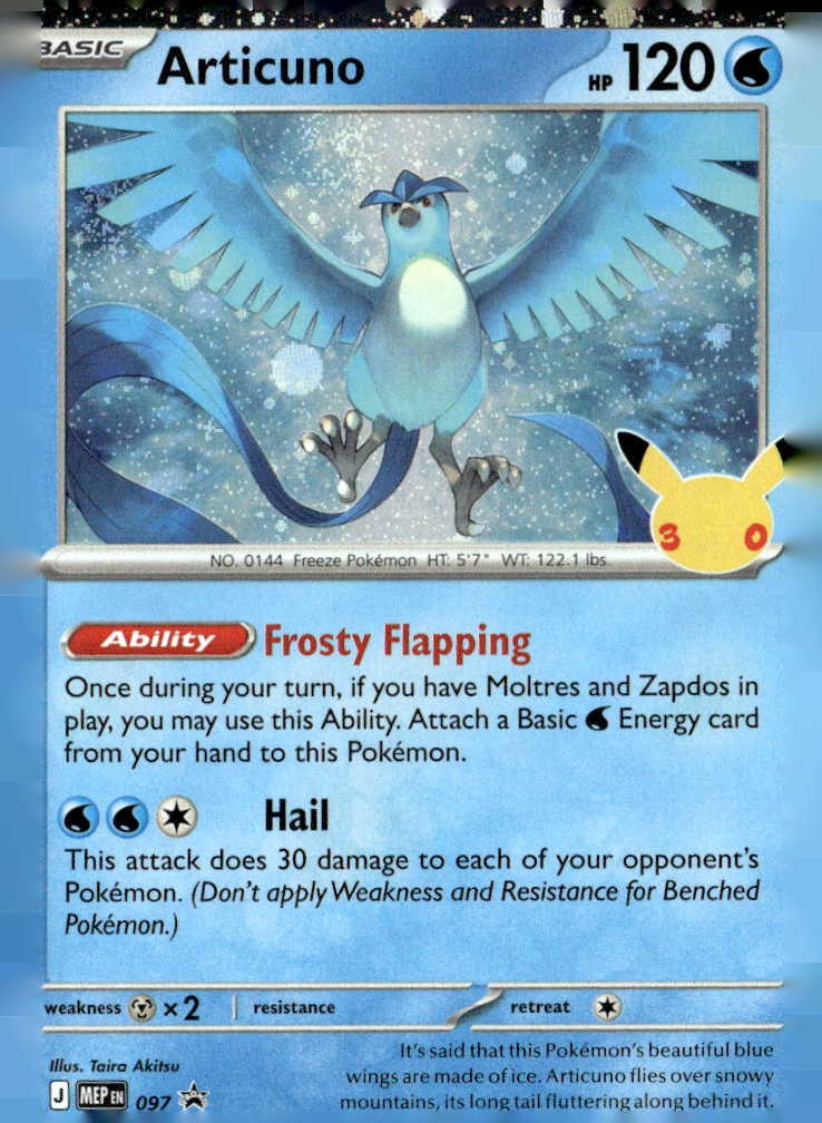 2026 Pokemon 30C En Articuno graded slab