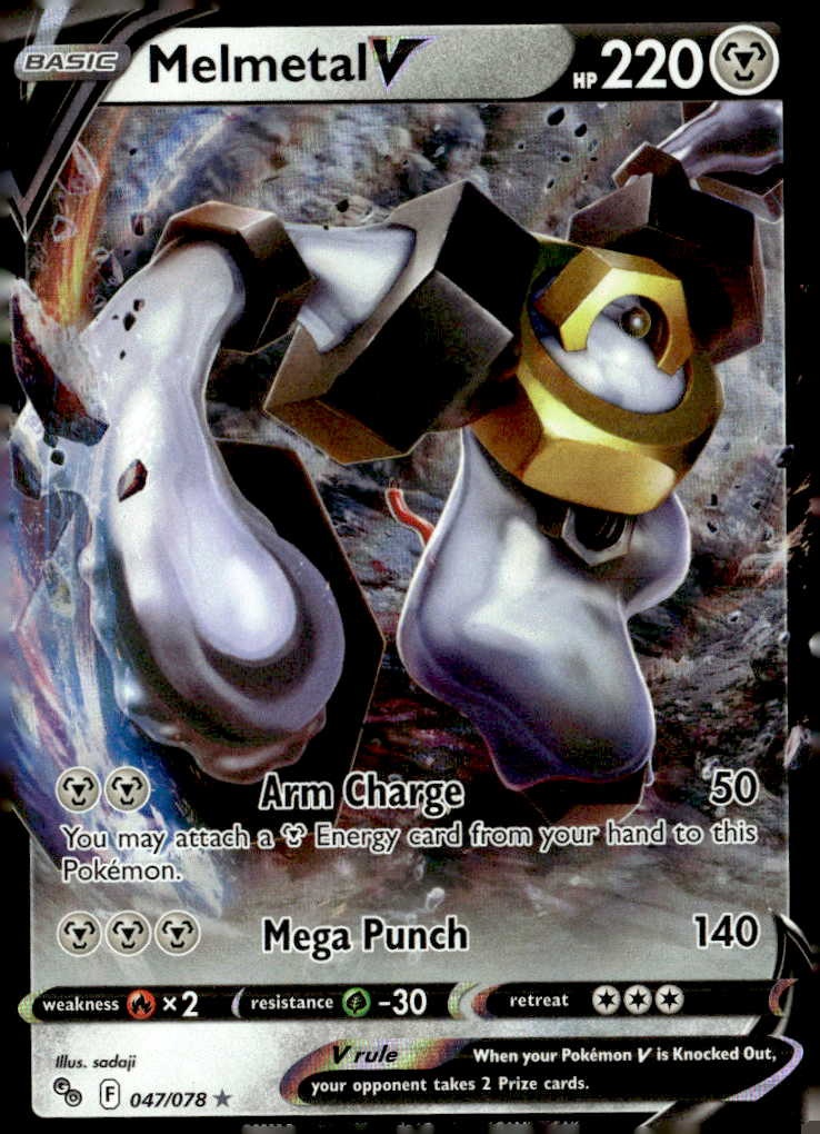 2022 Pokemon Swsh Melmetal V graded slab