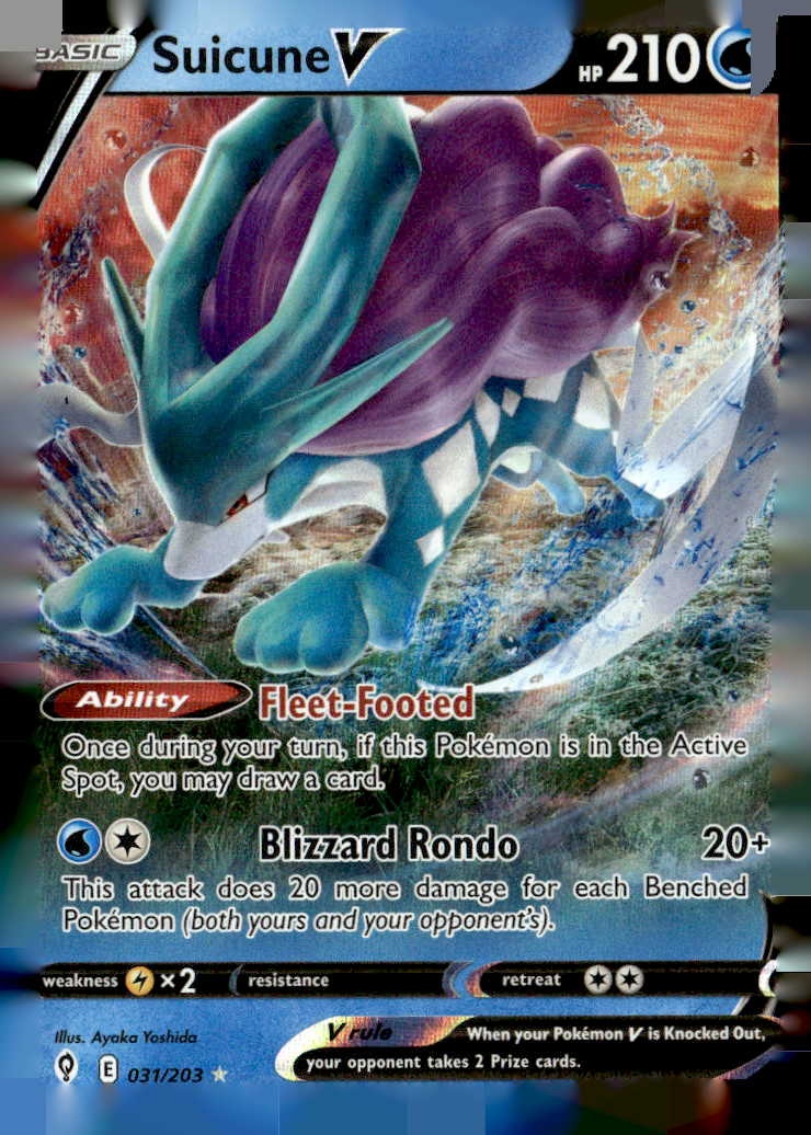 2021 Pokemon Swsh Suicune V graded slab