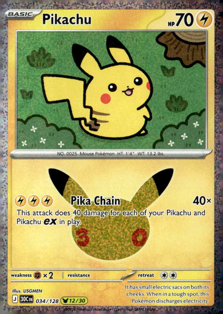 Pikachu graded slab