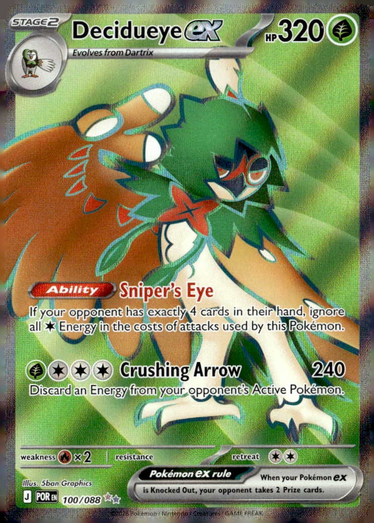 2026 Pokemon Mega Evolution Decidueye EX graded slab