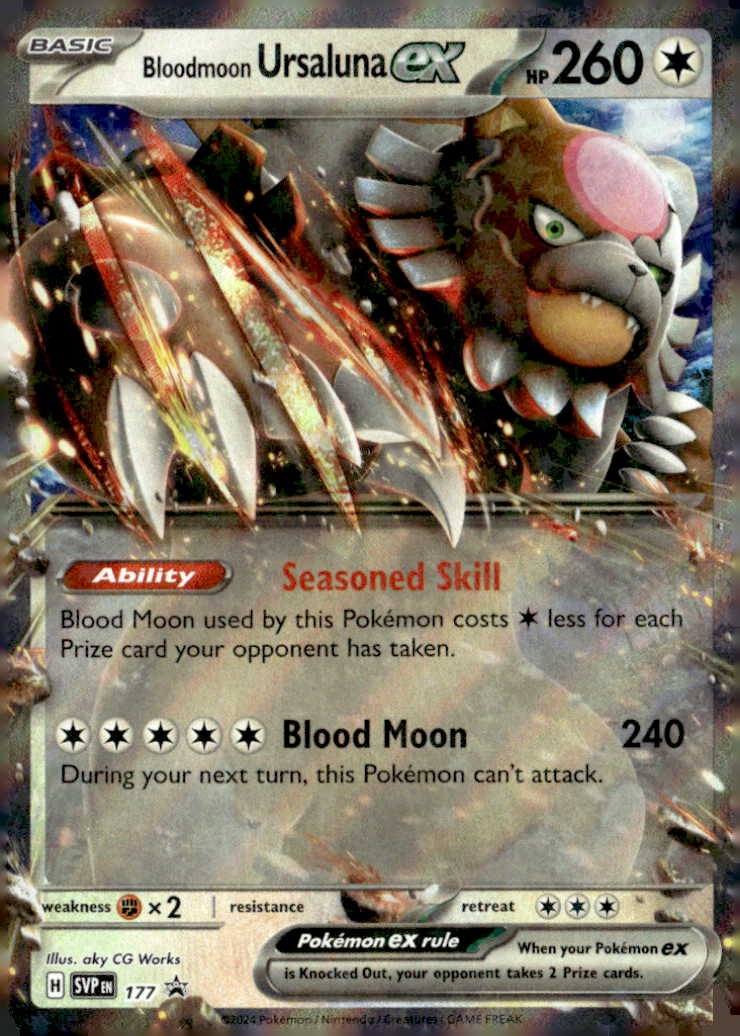 Bloodmoon Ursaluna Ex graded slab