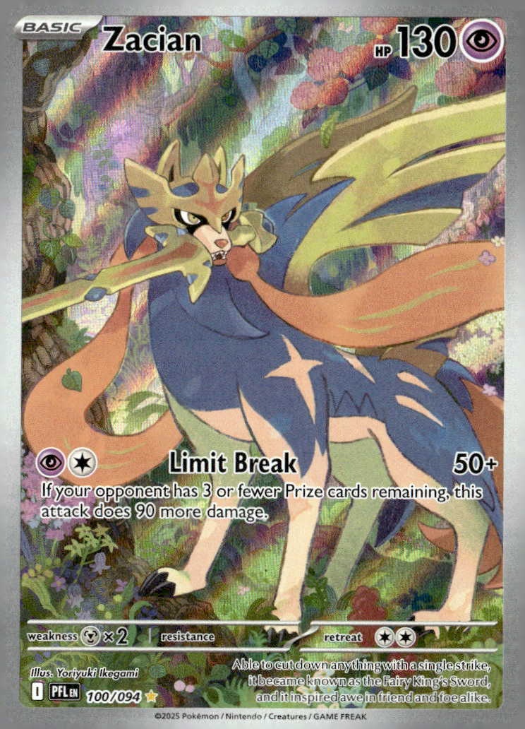 2025 Pokemon Mega Evolution Zacian graded slab