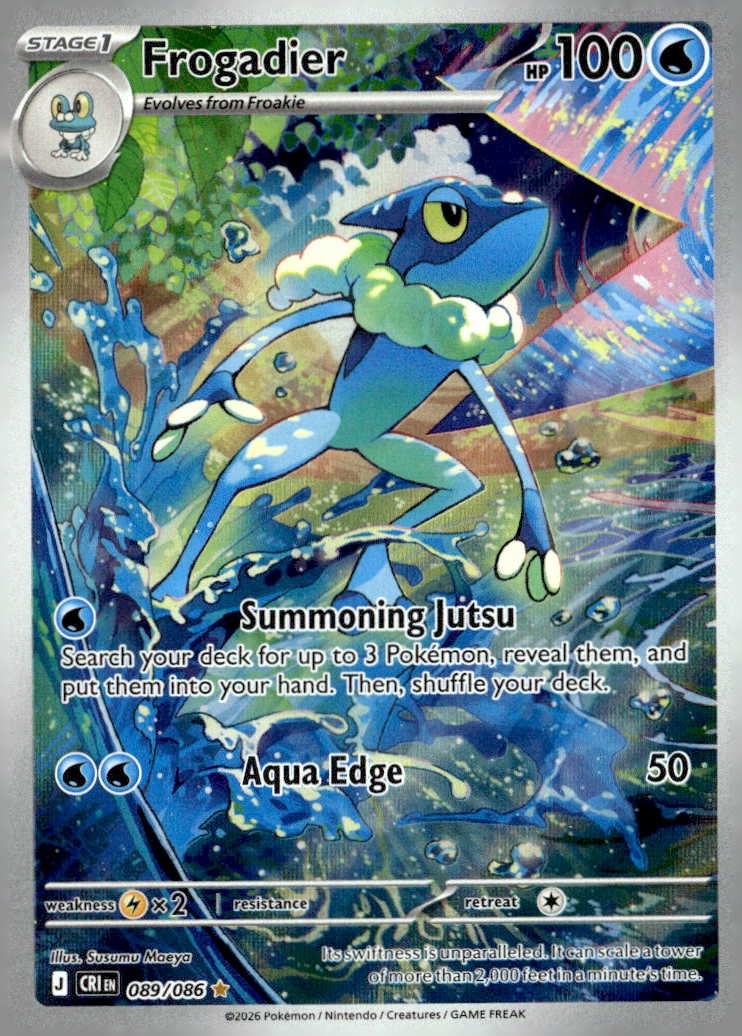 2026 Pokemon Mega Evolution Frogadier graded slab