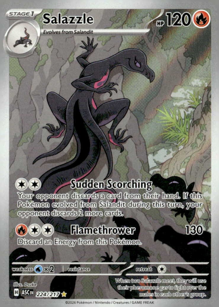 2026 Pokemon Mega Evolution Salazzle graded slab