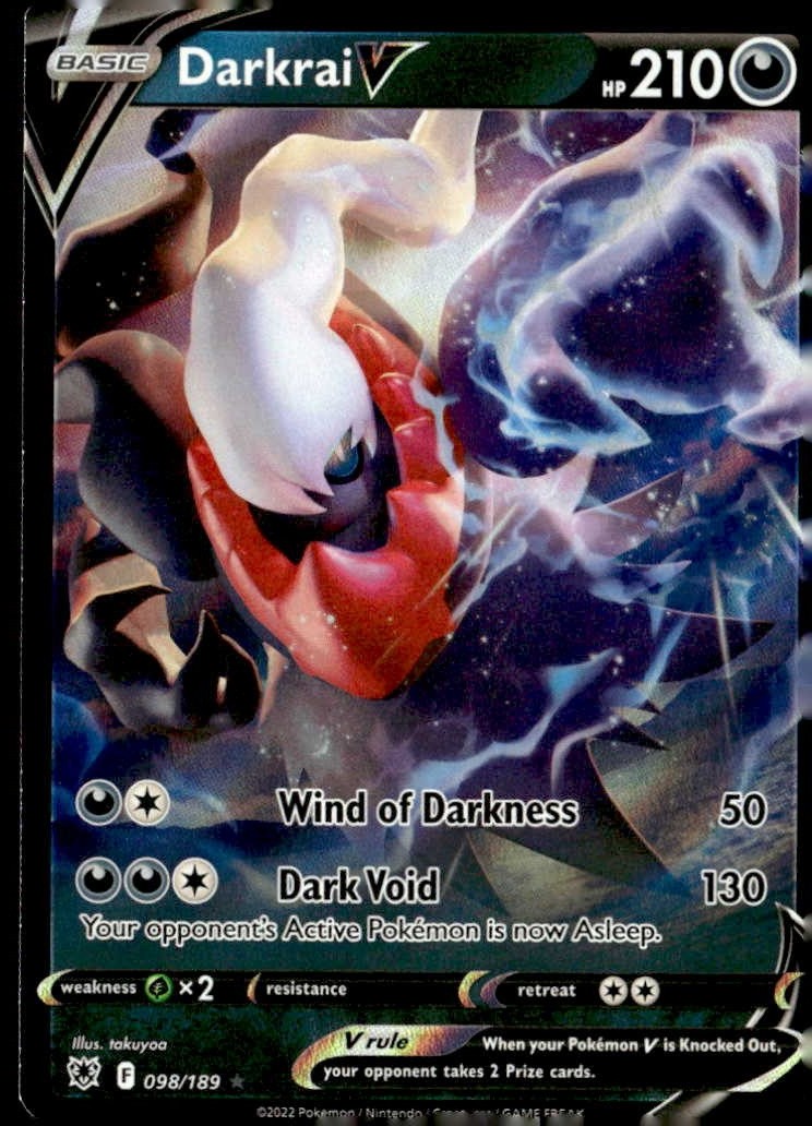 2022 Pokemon Swsh Darkrai V graded slab