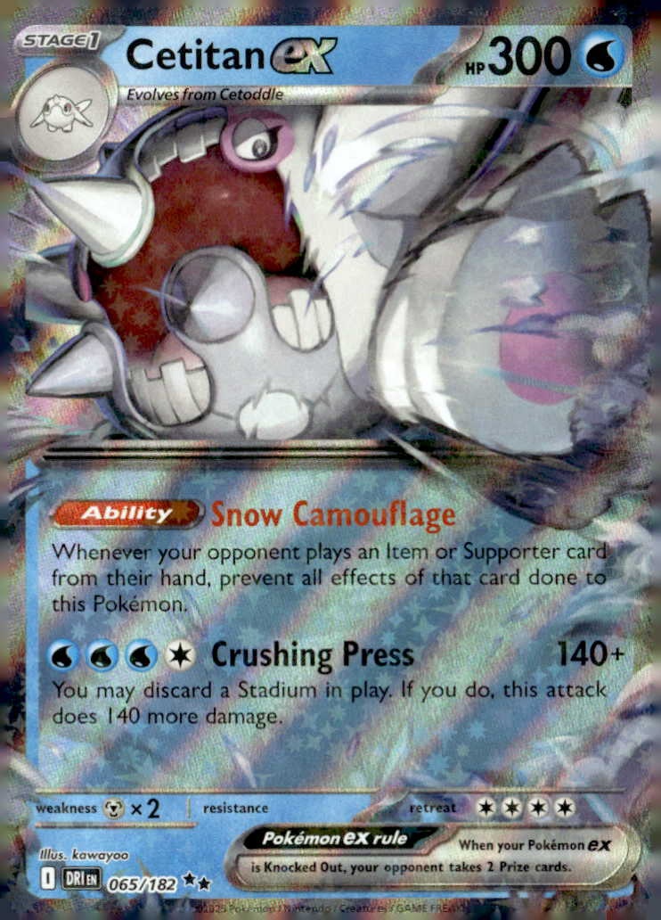 2025 Pokemon Sv Cetitan Ex graded slab