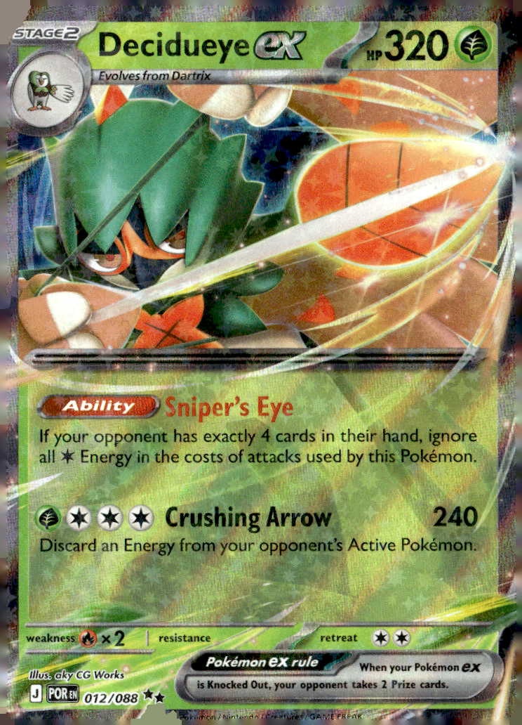 2026 Pokemon Mega Evolution DecidueyeEX graded slab