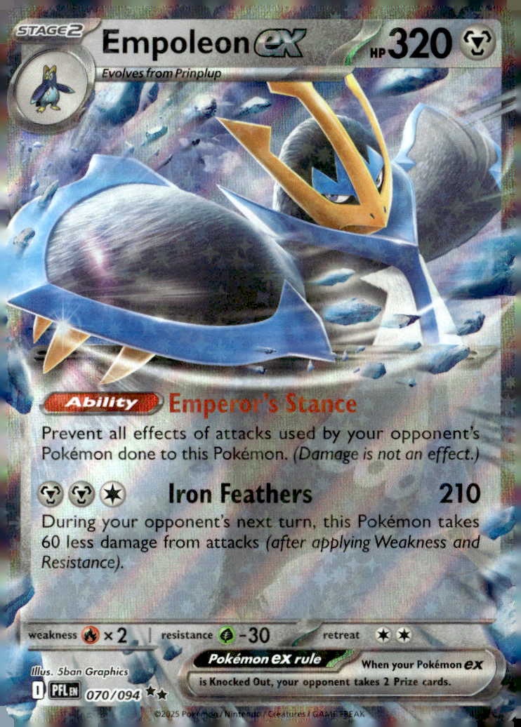 2025 Pokemon Mega Evolution EmpoleonEX graded slab