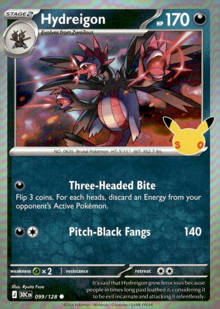 2026 Pokemon 30C En Hydreigon graded slab