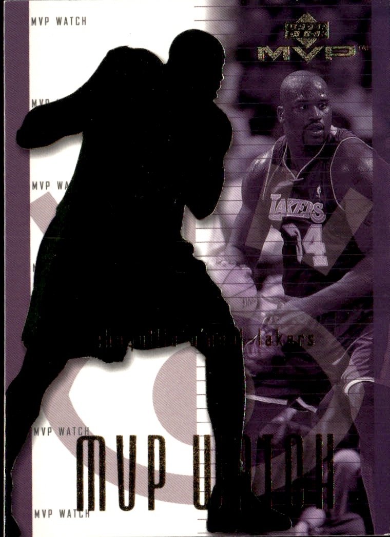 2001 Upper Deck MVP Shaquille O'Neal graded slab