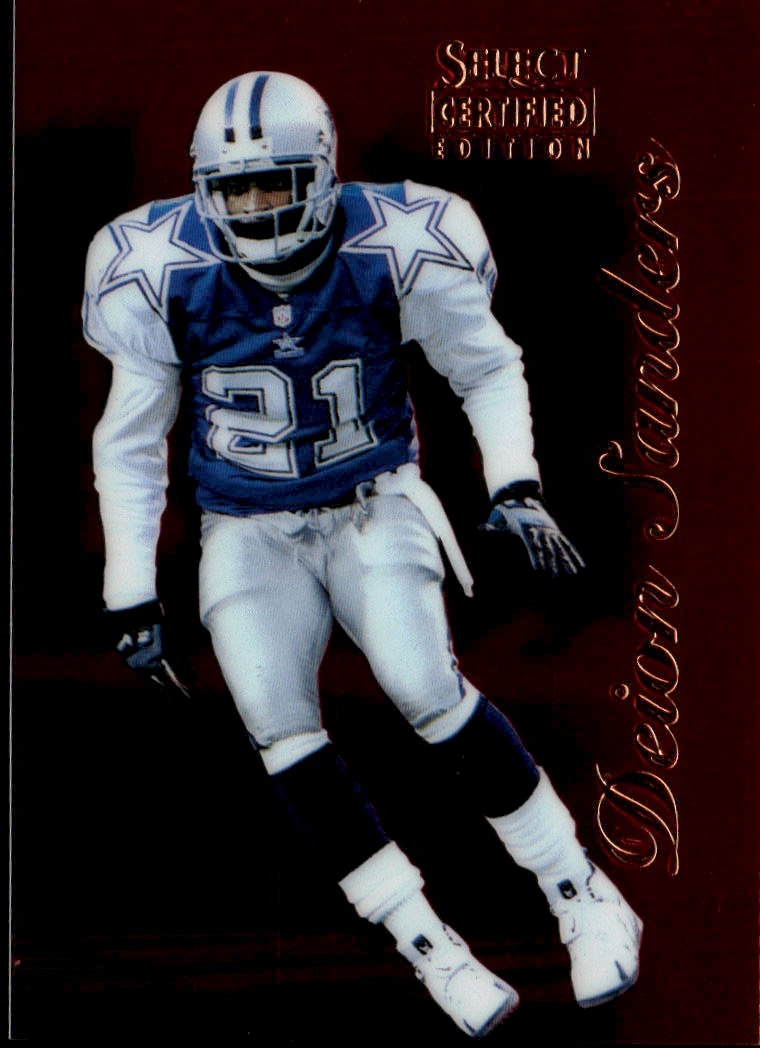 1996 Certified Deion Sanders graded slab